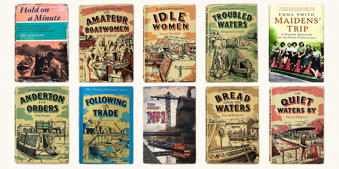 Guy’s canal bookshelf