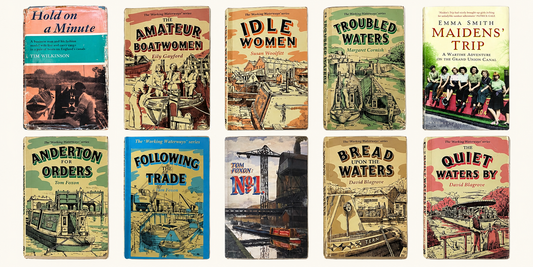 Guy’s canal bookshelf